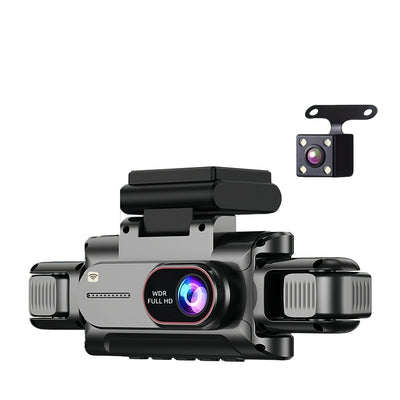 3 or 4 Channel Dash Cam 1080P with WiFi – Front, Rear & Side Views for Cars and Trucks