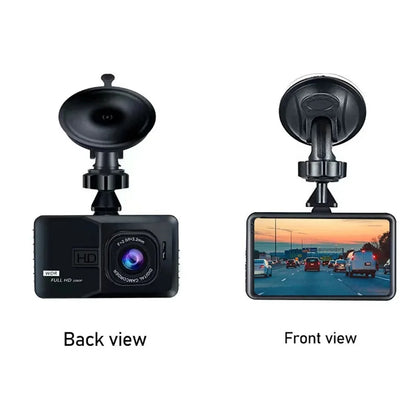 1080P dash cam with night vision and optional rear camera
