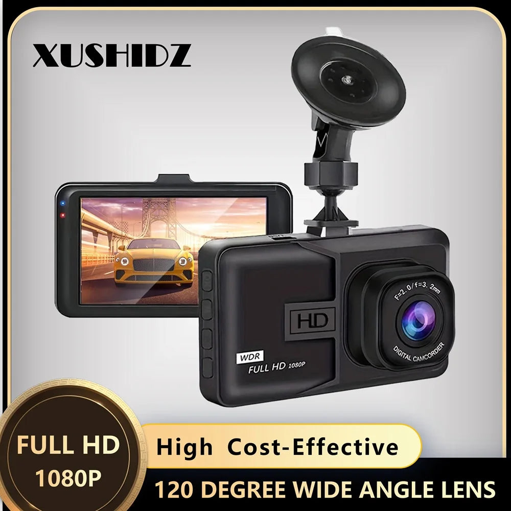 1080P dash cam with night vision and optional rear camera
