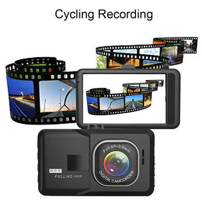 1080P dash cam with night vision and optional rear camera