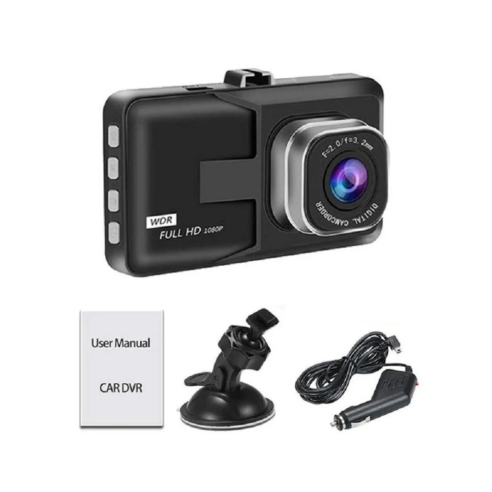 1080P dash cam with night vision and optional rear camera