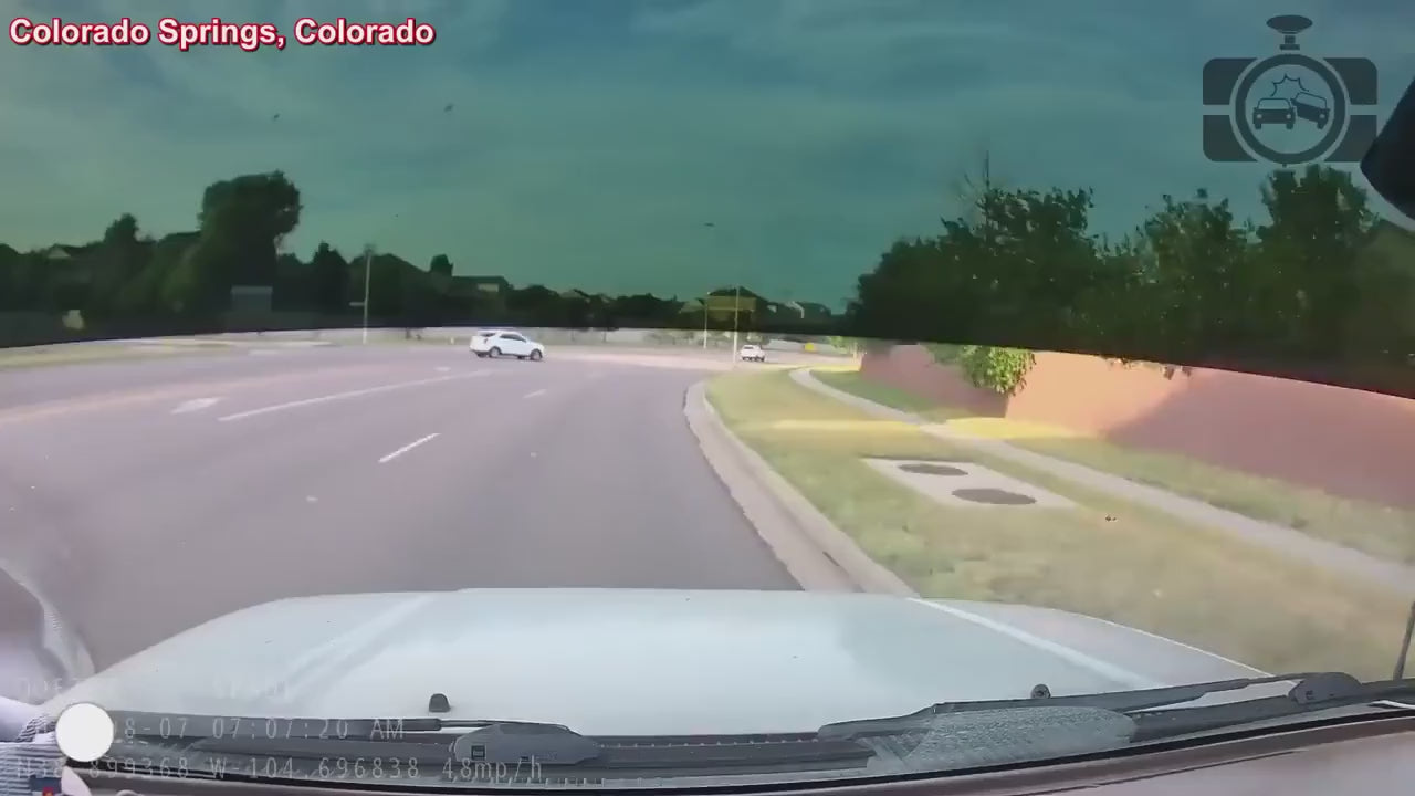 Dash cam footage of real road accidents