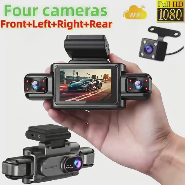 3 or 4 Channel Dash Cam 1080P – video demo