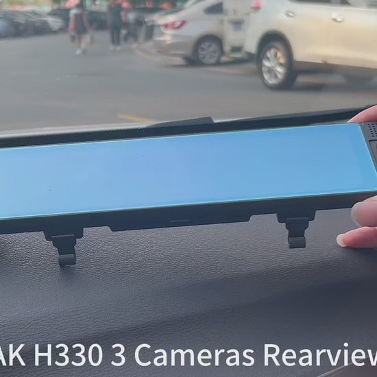 OBDPEAK H330 mirror dash cam – video demo